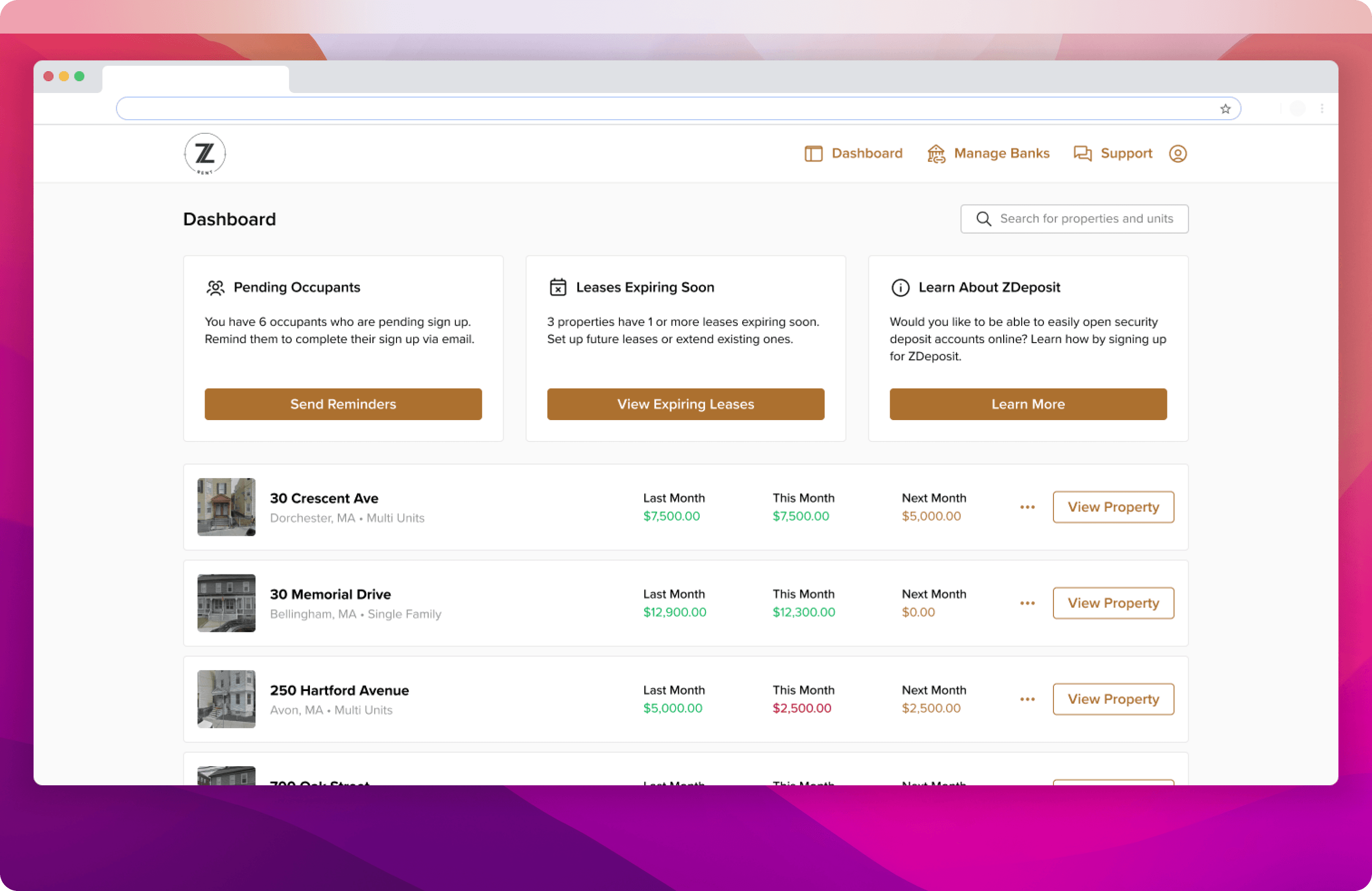 ZSuite Technologies on desktop and mobile